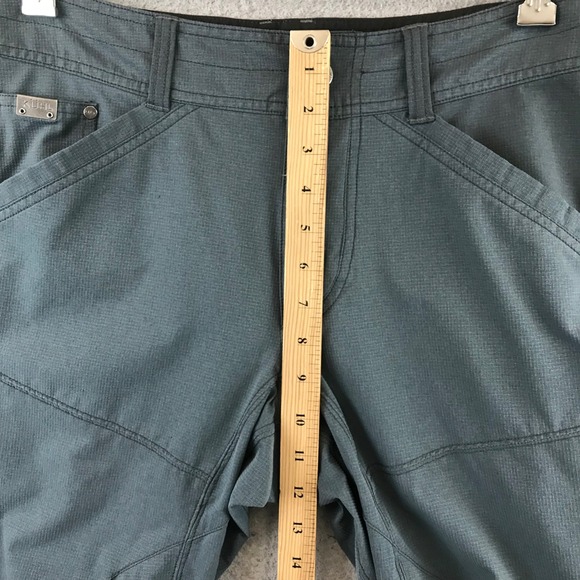 Kuhl Mens Pants Grey Outdoor Hiking Cargo Zip Pockets Straight Leg Sz 30x34 - Picture 8 of 12
